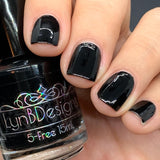 Quoth the Raven from the “Tonally Awesome" Nail Polish Collection 15ml 5-Free