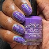 Violet from the “Crackle Basics” Collection 5-free 15ml