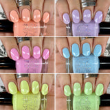The “Sun Bleached Neons" Nail Polish Collection 15ml 5-Free