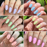 The “Sun Bleached Neons" Nail Polish Collection 15ml 5-Free