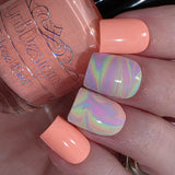 What a Peach from the “Sun Bleached Neons" Nail Polish Collection 15ml 5-Free