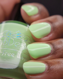 Lime All Yours  from the “Sun Bleached Neons" Nail Polish Collection 15ml 5-Free