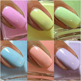The “Sun Bleached Neons" Nail Polish Collection 15ml 5-Free