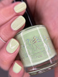 Lime All Yours  from the “Sun Bleached Neons" Nail Polish Collection 15ml 5-Free