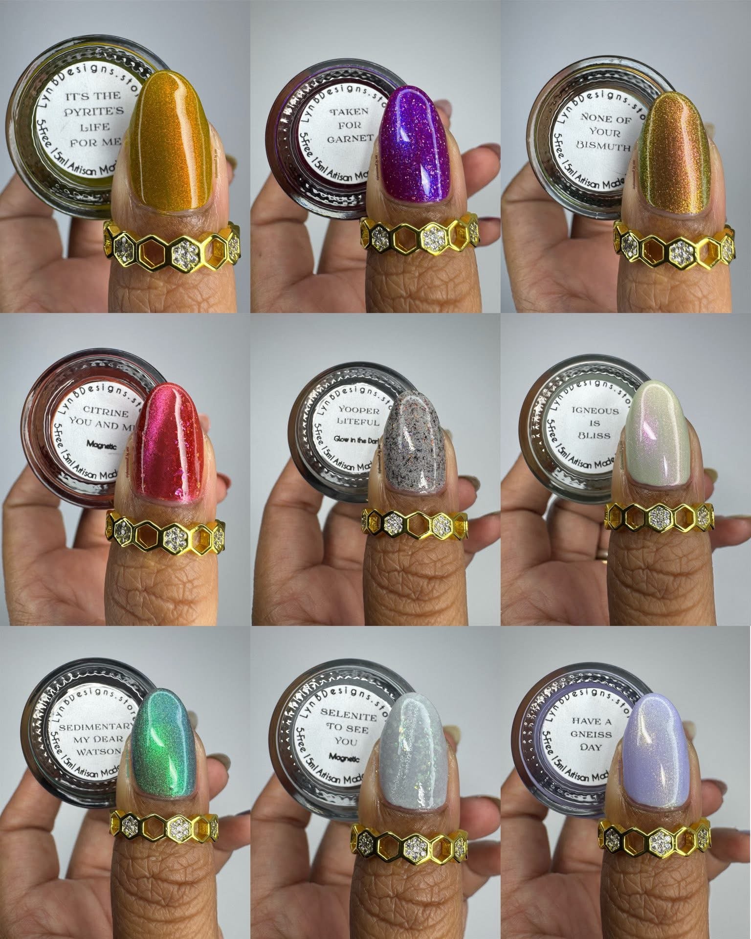 The “You Rock” Collection 5-free 15ml – LynBDesigns