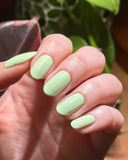 Lime All Yours  from the “Sun Bleached Neons" Nail Polish Collection 15ml 5-Free