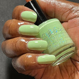 Lime All Yours  from the “Sun Bleached Neons" Nail Polish Collection 15ml 5-Free