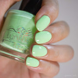 Lime All Yours  from the “Sun Bleached Neons" Nail Polish Collection 15ml 5-Free