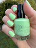 Lime All Yours  from the “Sun Bleached Neons" Nail Polish Collection 15ml 5-Free