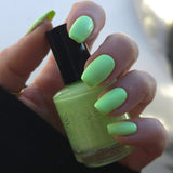 Lime All Yours  from the “Sun Bleached Neons" Nail Polish Collection 15ml 5-Free