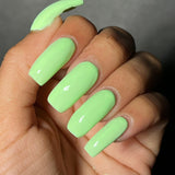 Lime All Yours  from the “Sun Bleached Neons" Nail Polish Collection 15ml 5-Free