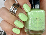Lime All Yours  from the “Sun Bleached Neons" Nail Polish Collection 15ml 5-Free