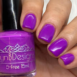 Plum-Gorgeous from the “Tonally Awesome" Nail Polish Collection 15ml 5-Free