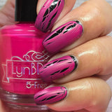 Pink from the “Crackle Basics” Collection 5-free 15ml