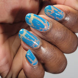 Teal from the “Crackle Basics” Collection 5-free 15ml