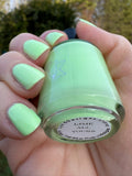 Lime All Yours  from the “Sun Bleached Neons" Nail Polish Collection 15ml 5-Free