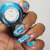 Teal from the “Crackle Basics” Collection 5-free 15ml