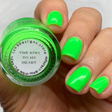 The Kiwi To My Heart from the “Tonally Awesome" Nail Polish Collection 15ml 5-Free